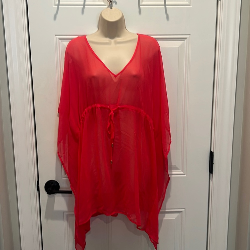 NWOT! Calvin Klein Swim Coverup With Swimsuit Bag